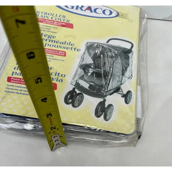 Graco Stroller Snow Wind Rain Cover Durable Waterproof Ventilated Net Portable - Picture 5 of 6